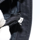 PRADA Shoulder Bag Nylon Black Gold Auth am9670-12