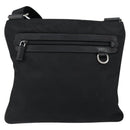 PRADA Shoulder Bag Nylon Black Gold Auth am9670-2