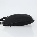 PRADA Shoulder Bag Nylon Black Gold Auth am9670-4