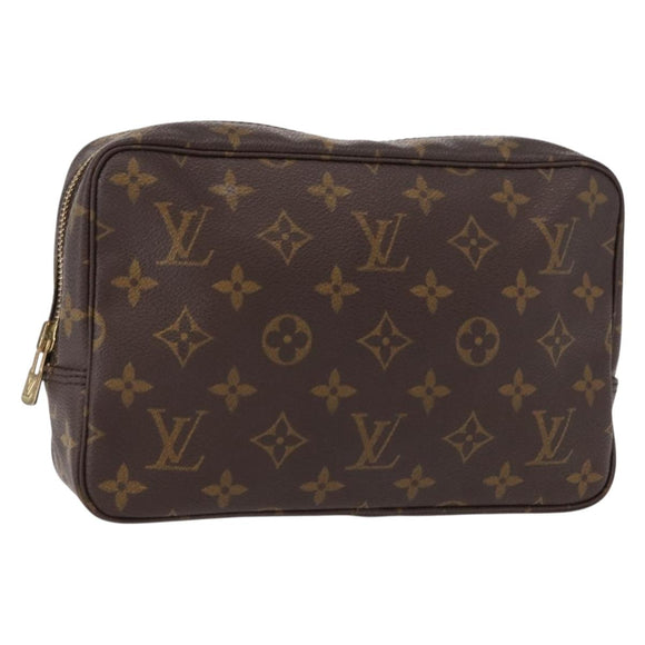 LOUIS VUITTON Monogram Trousse Toilette 23 Clutch Bag M47524 LV Auth am9674