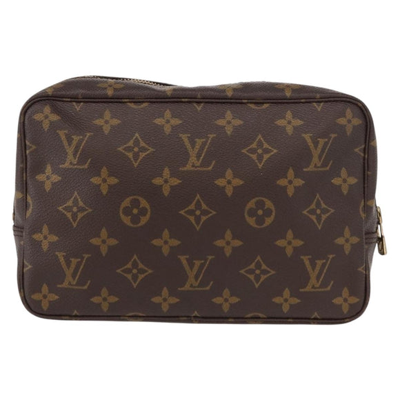 LOUIS VUITTON Monogram Trousse Toilette 23 Clutch Bag M47524 LV Auth am9674