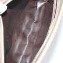 VALENTINO Clutch Bag PVC 3 Set Brown Beige Auth am9678-14