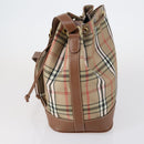 VALENTINO Clutch Bag PVC 3 Set Brown Beige Auth am9678-4