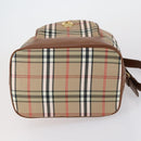 VALENTINO Clutch Bag PVC 3 Set Brown Beige Auth am9678-7