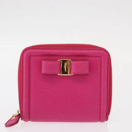 Salvatore Ferragamo Cartier Accessory Wallet 2 Set Pink Gold Auth am9679 - 0