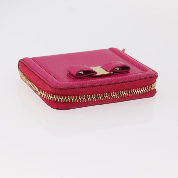 Salvatore Ferragamo Cartier Accessory Wallet 2 Set Pink Gold Auth am9679