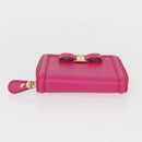 Salvatore Ferragamo Cartier Accessory Wallet 2 Set Pink Gold Auth am9679-6