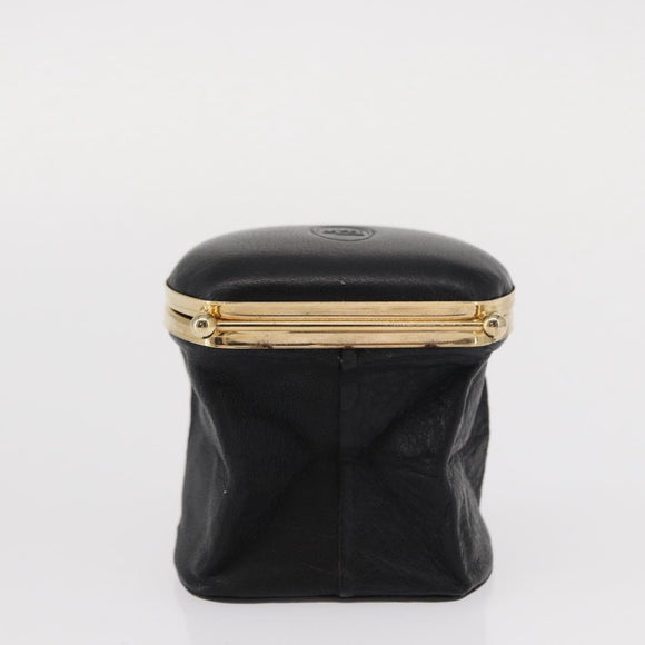 Christian Dior Jewelry Case 2 Set Black Beige Auth am9680