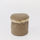 Christian Dior Jewelry Case 2 Set Black Beige Auth am9680-2