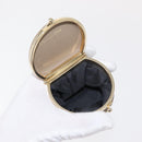 Christian Dior Jewelry Case 2 Set Black Beige Auth am9680-8