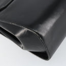 GUCCI Shoulder Bag Leather Black Gold Auth am9688-16