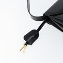 GUCCI Shoulder Bag Leather Black Gold Auth am9688-10