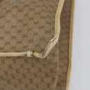 GUCCI Micro GG Supreme Tote Bag PVC Beige Gold Auth am9689-10