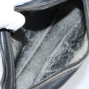 GUCCI GG Supreme Web Sherry Line Clutch Bag Black Gold 156 01 034 Auth am9691-11