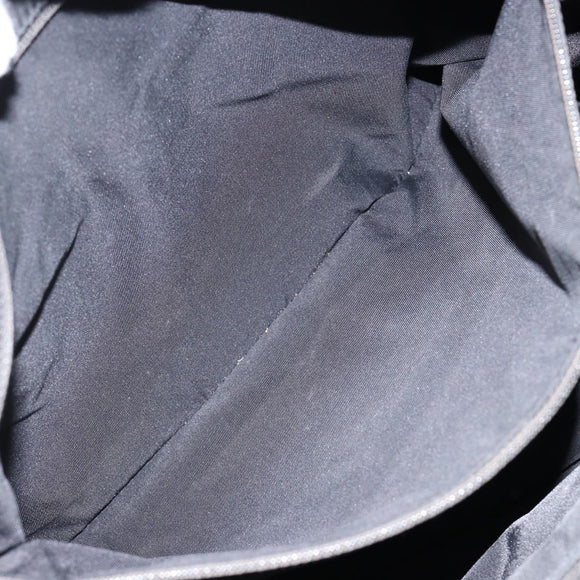 CHANEL New Travel Line Tote Bag Nylon Black gold CC Auth am9694