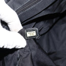 CHANEL New Travel Line Tote Bag Nylon Black gold CC Auth am9694-12