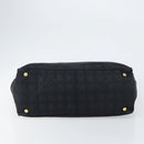 CHANEL New Travel Line Tote Bag Nylon Black gold CC Auth am9694-5