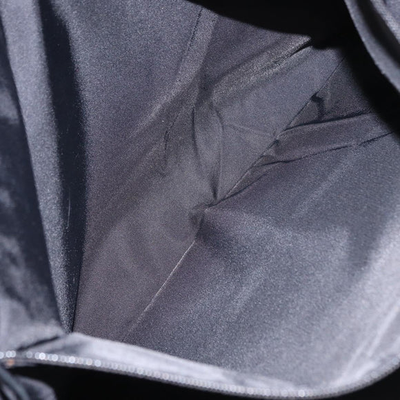 CHANEL New Travel Line Tote Bag Nylon Black gold CC Auth am9695