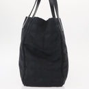 CHANEL New Travel Line Tote Bag Nylon Black gold CC Auth am9695-3