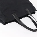 CHANEL New Travel Line Tote Bag Nylon Black gold CC Auth am9695-6