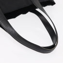 CHANEL New Travel Line Tote Bag Nylon Black gold CC Auth am9695-7