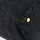 CHANEL New Travel Line Tote Bag Nylon Black gold CC Auth am9696-14