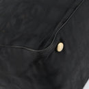 CHANEL New Travel Line Tote Bag Nylon Black gold CC Auth am9696-16