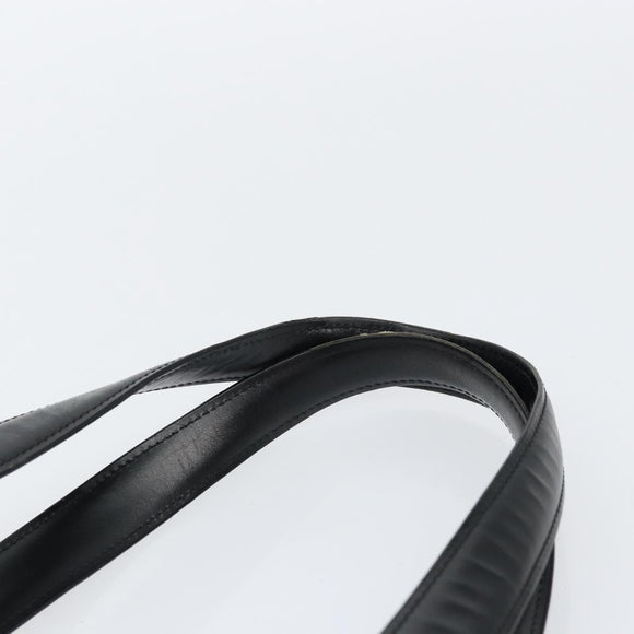 CHANEL New Travel Line Tote Bag Nylon Black gold CC Auth am9696