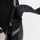 PRADA Backpack Nylon Black Silver Auth am9697-10