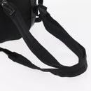 PRADA Backpack Nylon Black Silver Auth am9697-11