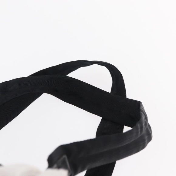 PRADA Backpack Nylon Black Silver Auth am9697