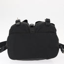 PRADA Backpack Nylon Black Silver Auth am9697-13
