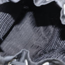 PRADA Backpack Nylon Black Silver Auth am9697-21