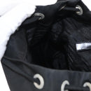 PRADA Backpack Nylon Black Silver Auth am9697-23