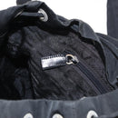 PRADA Backpack Nylon Black Silver Auth am9697-24