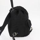 PRADA Backpack Nylon Black Silver Auth am9697-5