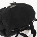 PRADA Backpack Nylon Black Silver Auth am9697-6