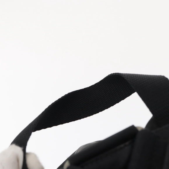 PRADA Backpack Nylon Black Silver Auth am9697