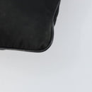 PRADA Shoulder Bag Nylon Black Silver Auth am9698-15