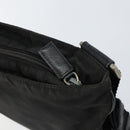 PRADA Shoulder Bag Nylon Black Silver Auth am9698-10