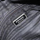 PRADA Shoulder Bag Nylon Black Silver Auth am9698-18