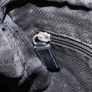 PRADA Shoulder Bag Nylon Black Silver Auth am9698-21