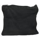 PRADA Shoulder Bag Nylon Black Silver Auth am9698-2