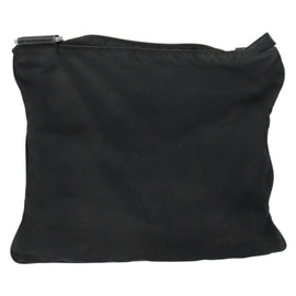 PRADA Shoulder Bag Nylon Black Silver Auth am9698 - 0