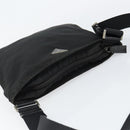 PRADA Shoulder Bag Nylon Black Silver Auth am9698-6