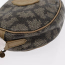 SAINT LAURENT Shoulder Bag PVC Leather Beige Auth am9701-9