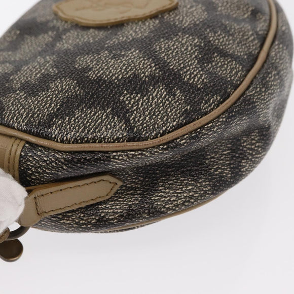 SAINT LAURENT Shoulder Bag PVC Leather Beige Auth am9701