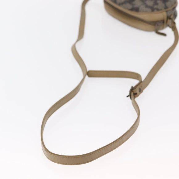 SAINT LAURENT Shoulder Bag PVC Leather Beige Auth am9701