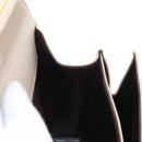 Salvatore Ferragamo Gancini Hand Bag Leather 2way Beige Silver Auth am9702-20