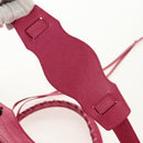 BALENCIAGA City Hand Bag Leather 2way Pink Silver 115748 Auth am9705V-13